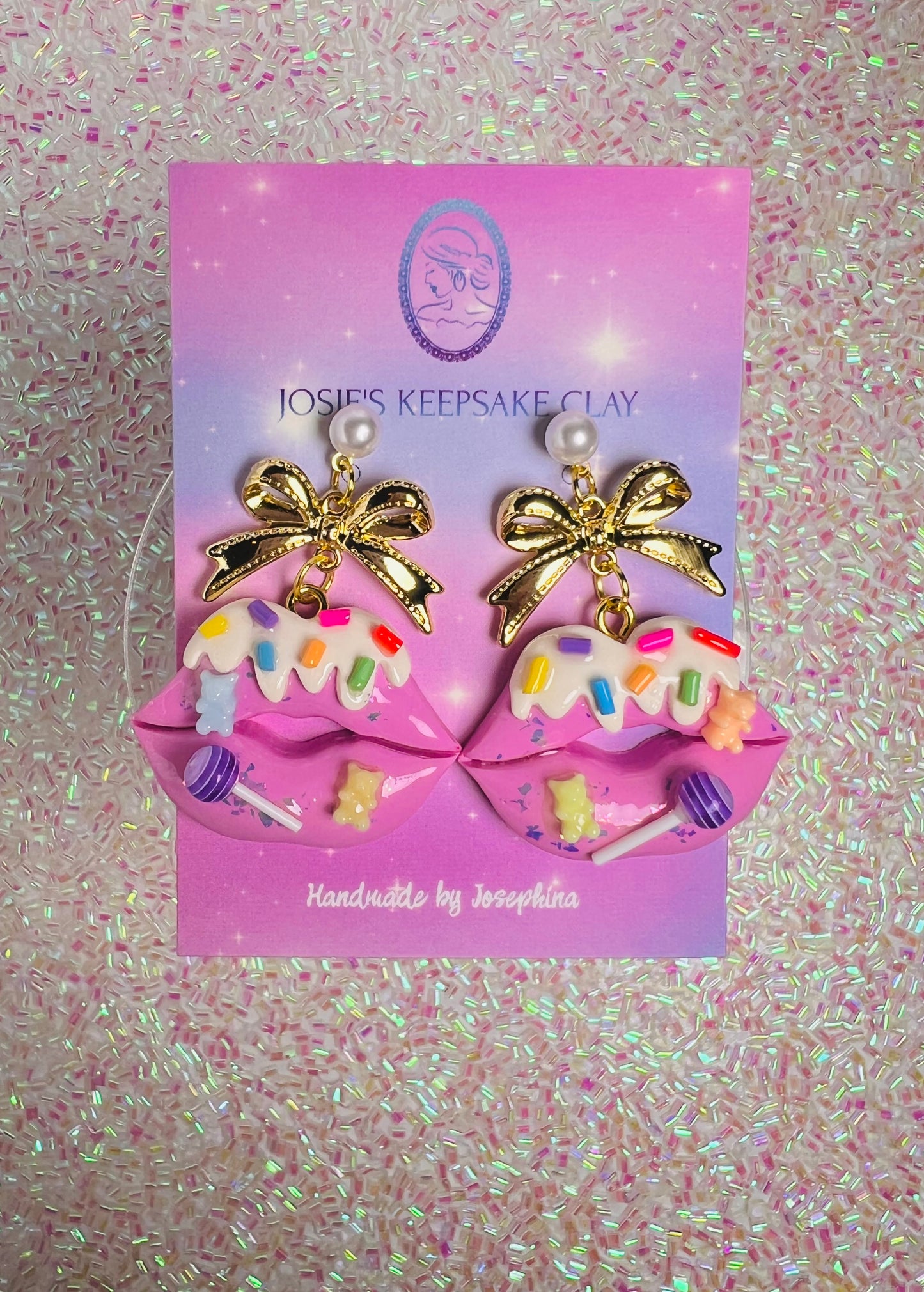 Sweet lips earrings