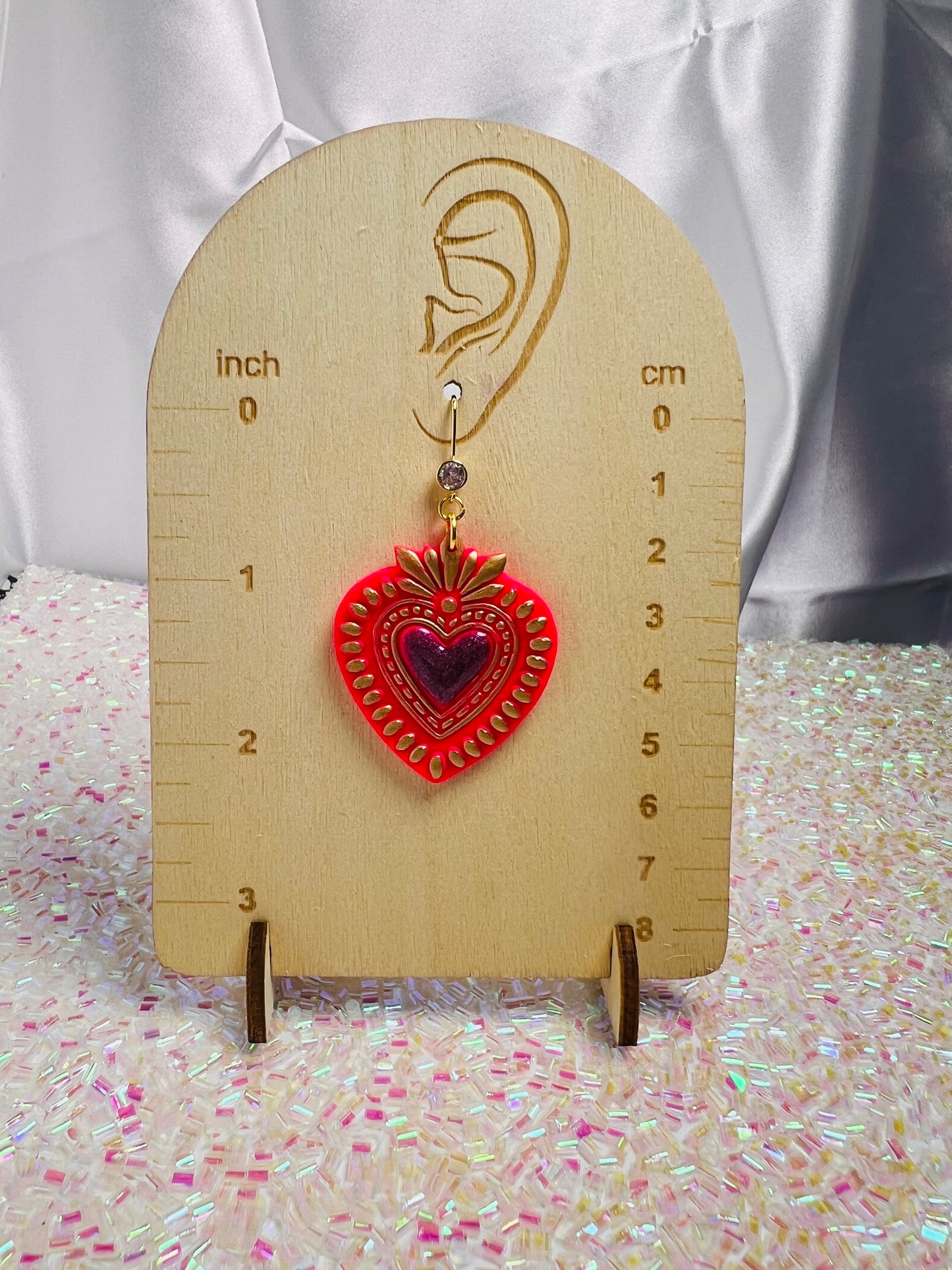 Sacred Heart earrings