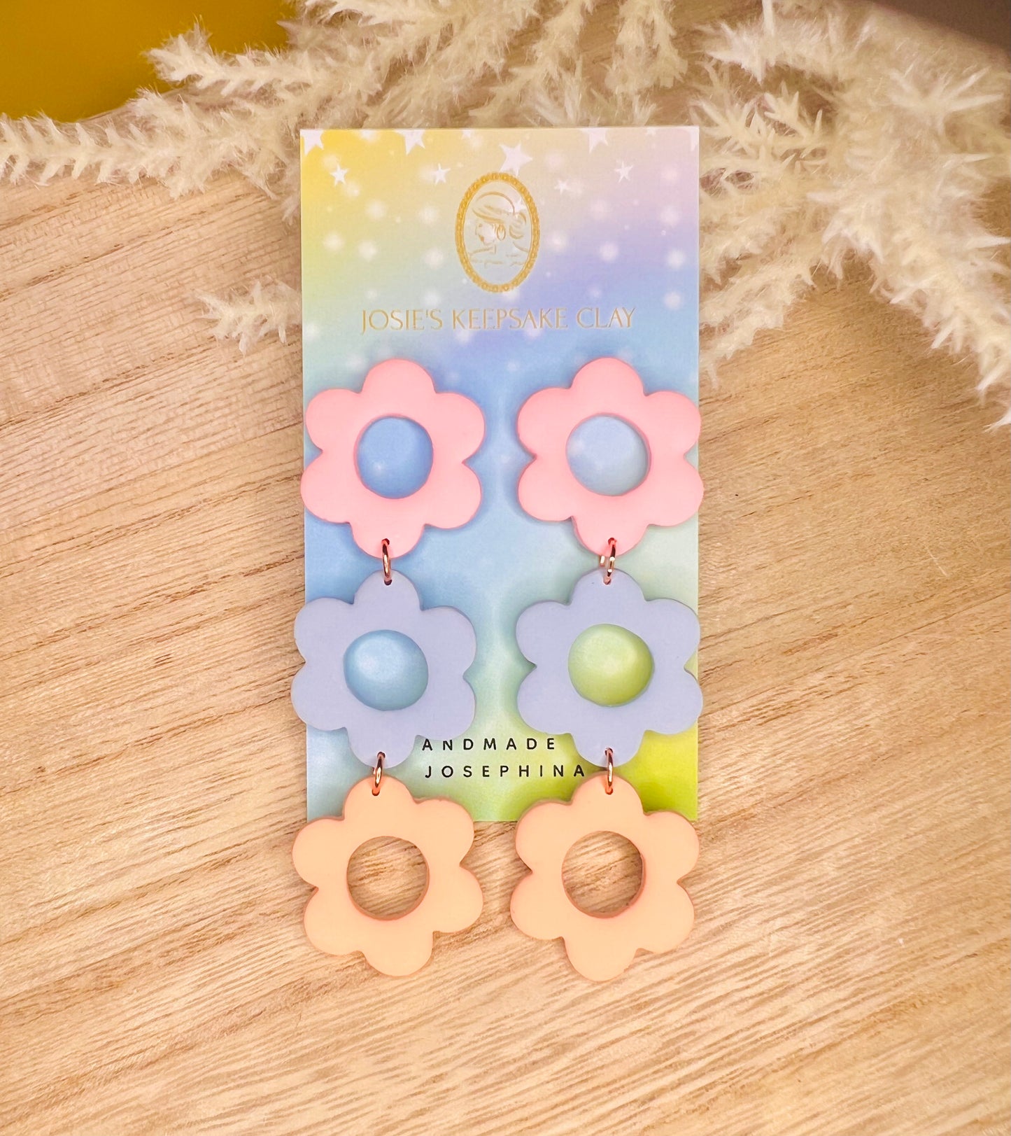 Pastel Flower Dangle
