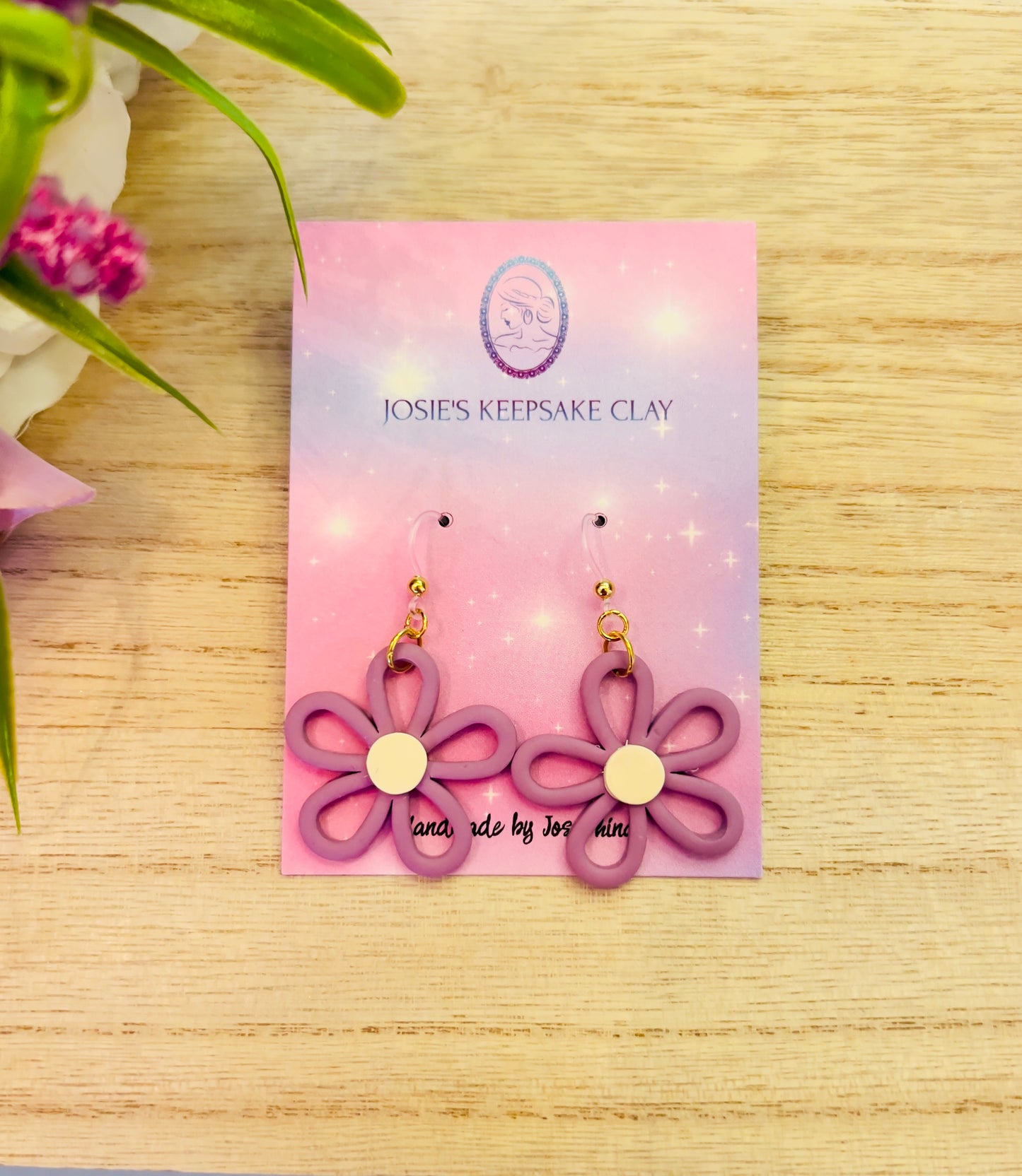 Simple Flower Earrings