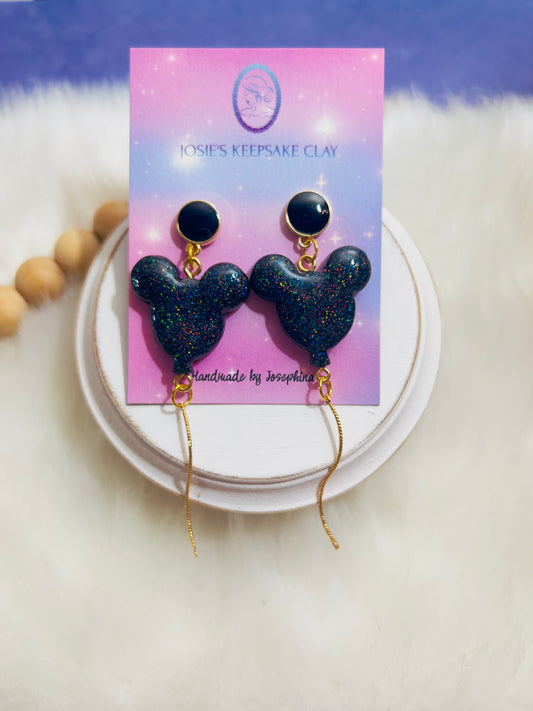 Mouse Balloon Earrings