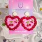 Cherry cake earrings