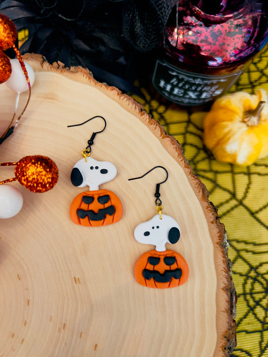 Snoopy Halloween Earrings