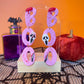 Ghost face Boo earrings