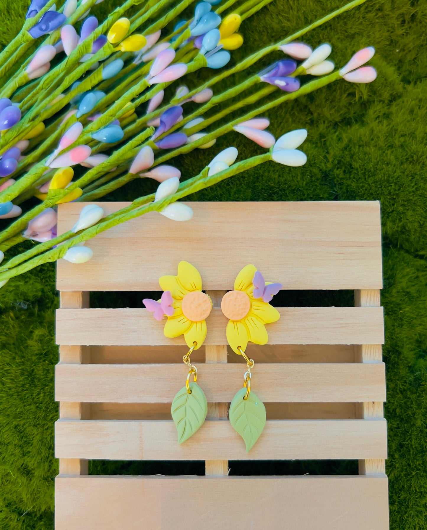 Spring Floral Studs