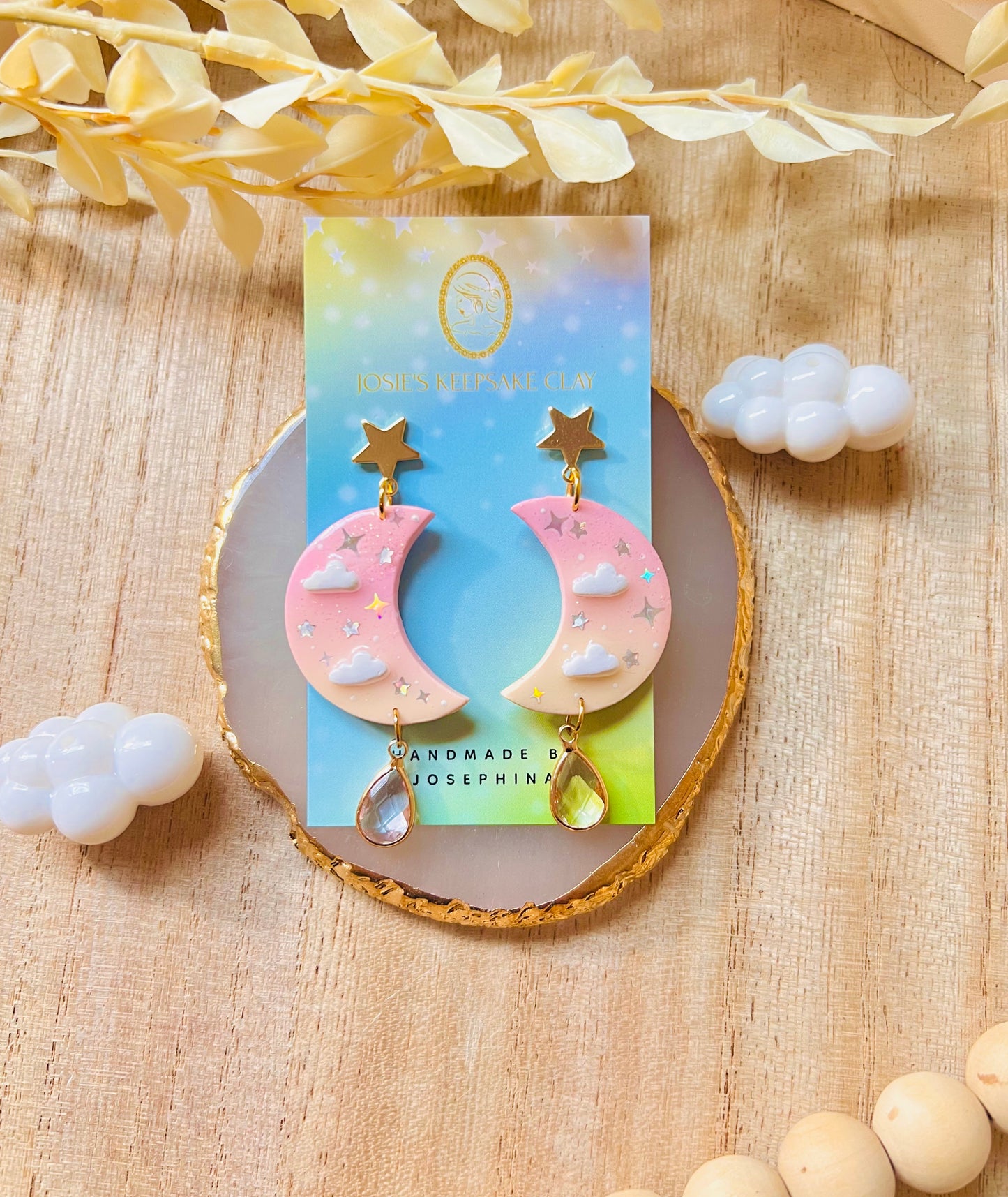 Starry Moon Earrings