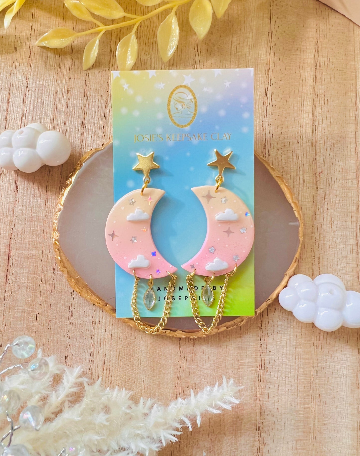 Starry Moon Earrings