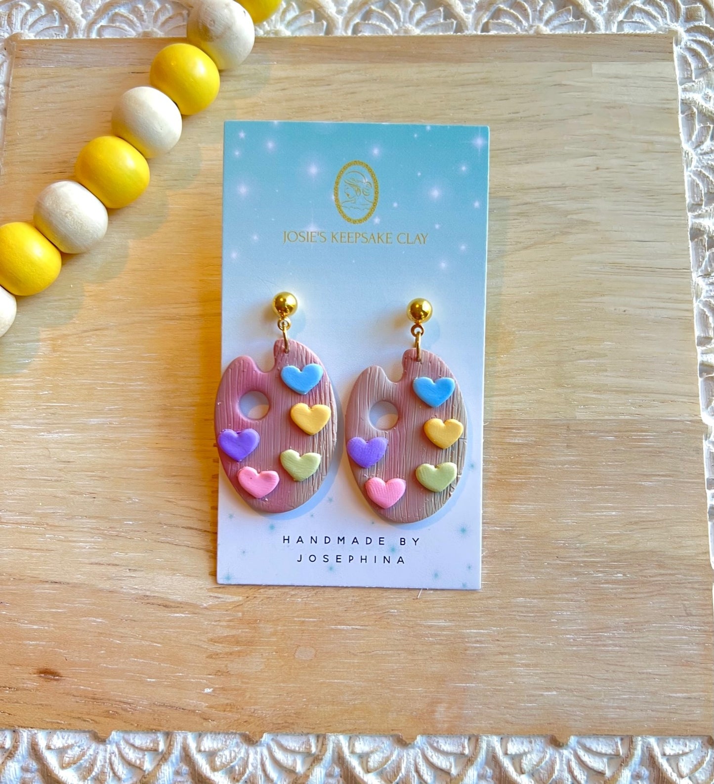 Paint Pallet Earrings