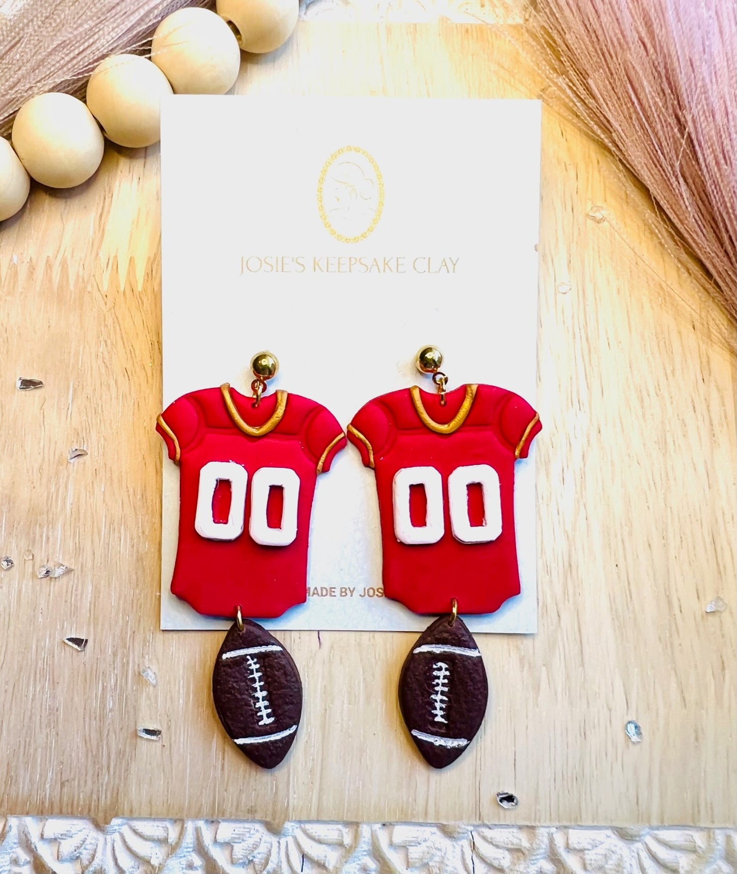 Football Earrings