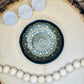 Black Mandala Clay Trinket Dish