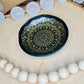Black Mandala Clay Trinket Dish