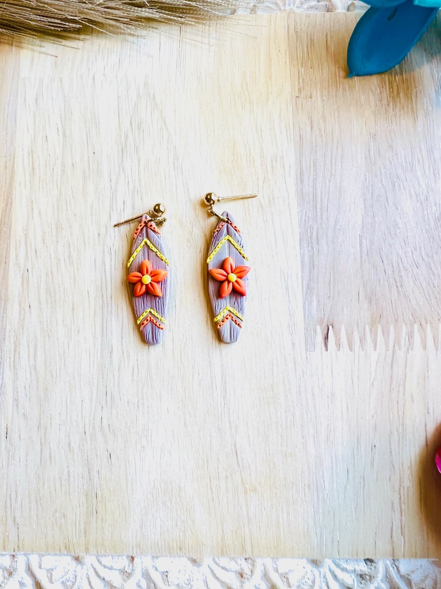 Surfboard Earrings